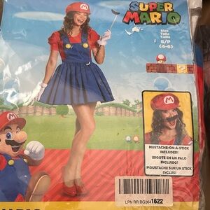 Disguise Super Mario Kids Costume - Red and Blue